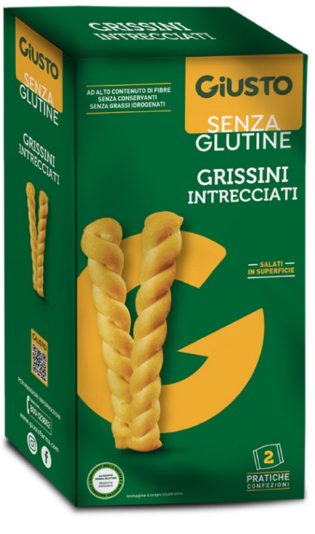 GIUSTO S/G Grissini Intrecciati 150g