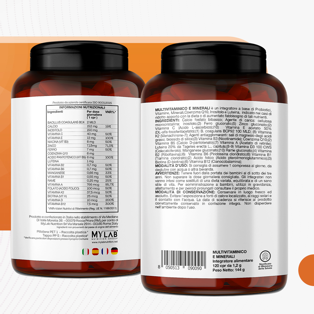 T-Rex Integratori 360° Defender 120 Compresse - Integratore Di Vitamine E Minerali