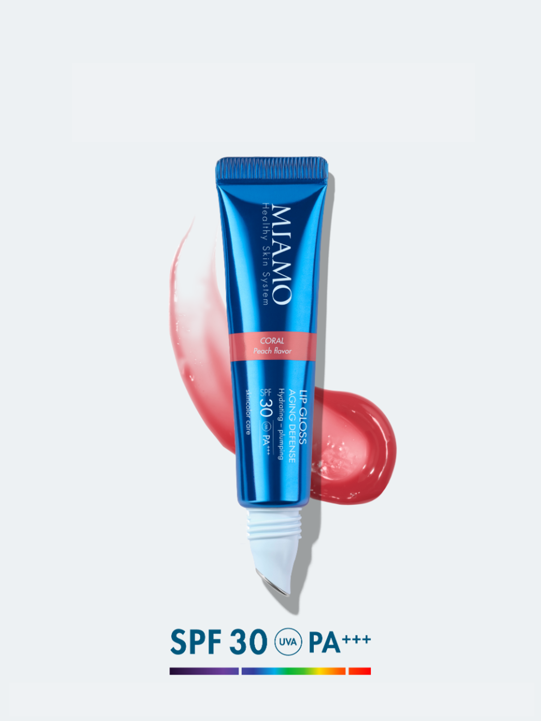 Miamo - Lip Gloss Aging Defense SPF30 - Coral