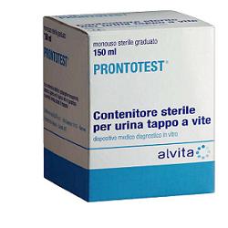 Prontotest Contenitore Sterile Per Urina Tappo A Vite 150 ml Prontotest Contenitore Sterile Per Urina Tappo A Vite 150 ml