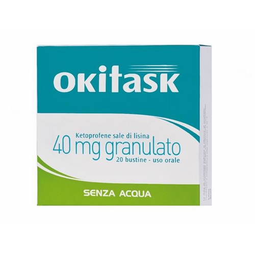Okitask - 20 bustine orosolubili - 40 mg Okitask - 20 bustine orosolubili - 40 mg