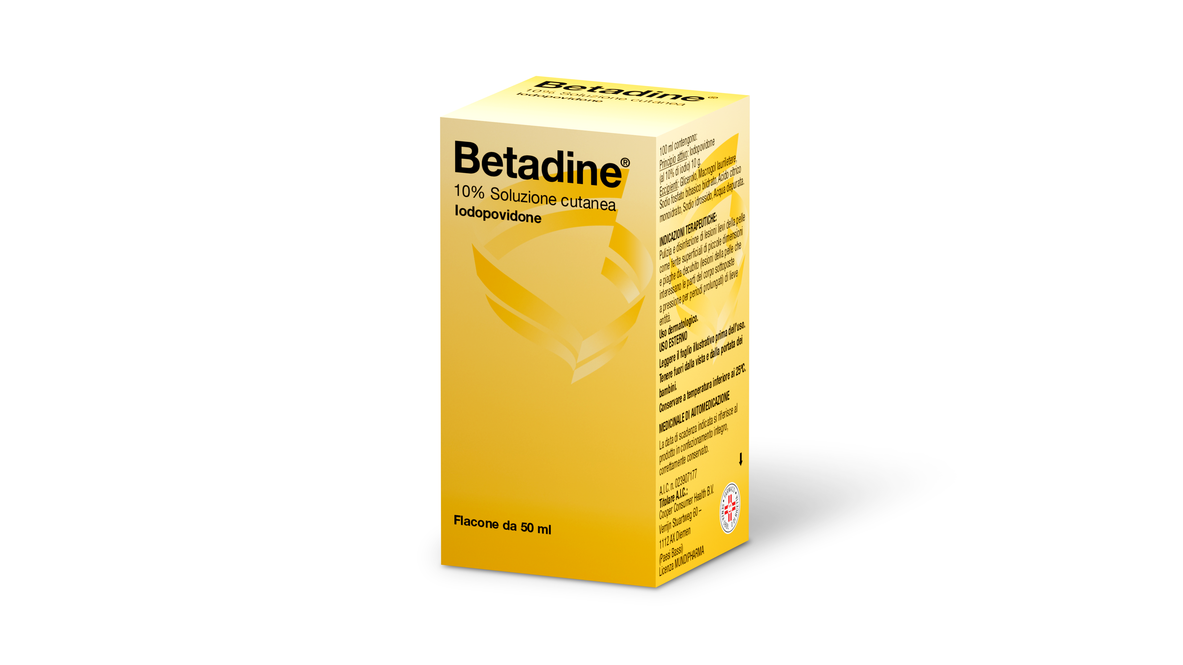Betadine 10% Iodopovidone - Soluzione Cutanea 50 ml