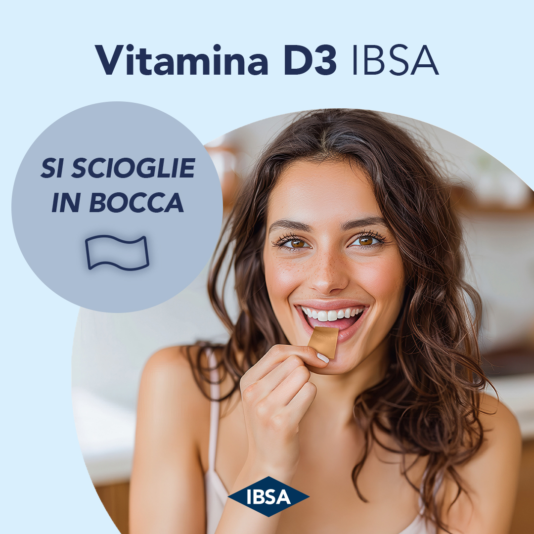 IBSA VITAMINA D3 2000UI - Integratore vitamina d che contribuisce al normale funzionamento del sistema immunitario - 30Film Ora