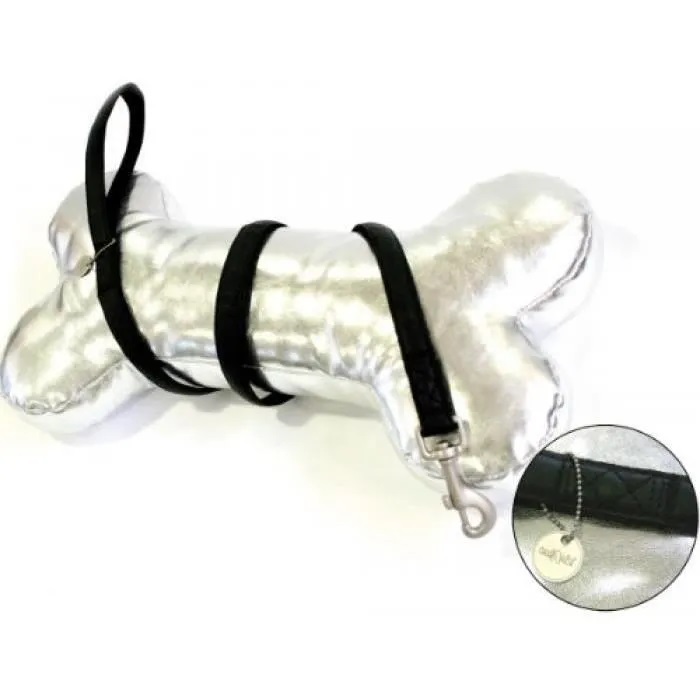 CROCI COLLARE MYLORD SIMILPELLE REGOLABILE NERO 15MMx26/40CM (REF. C5079298)