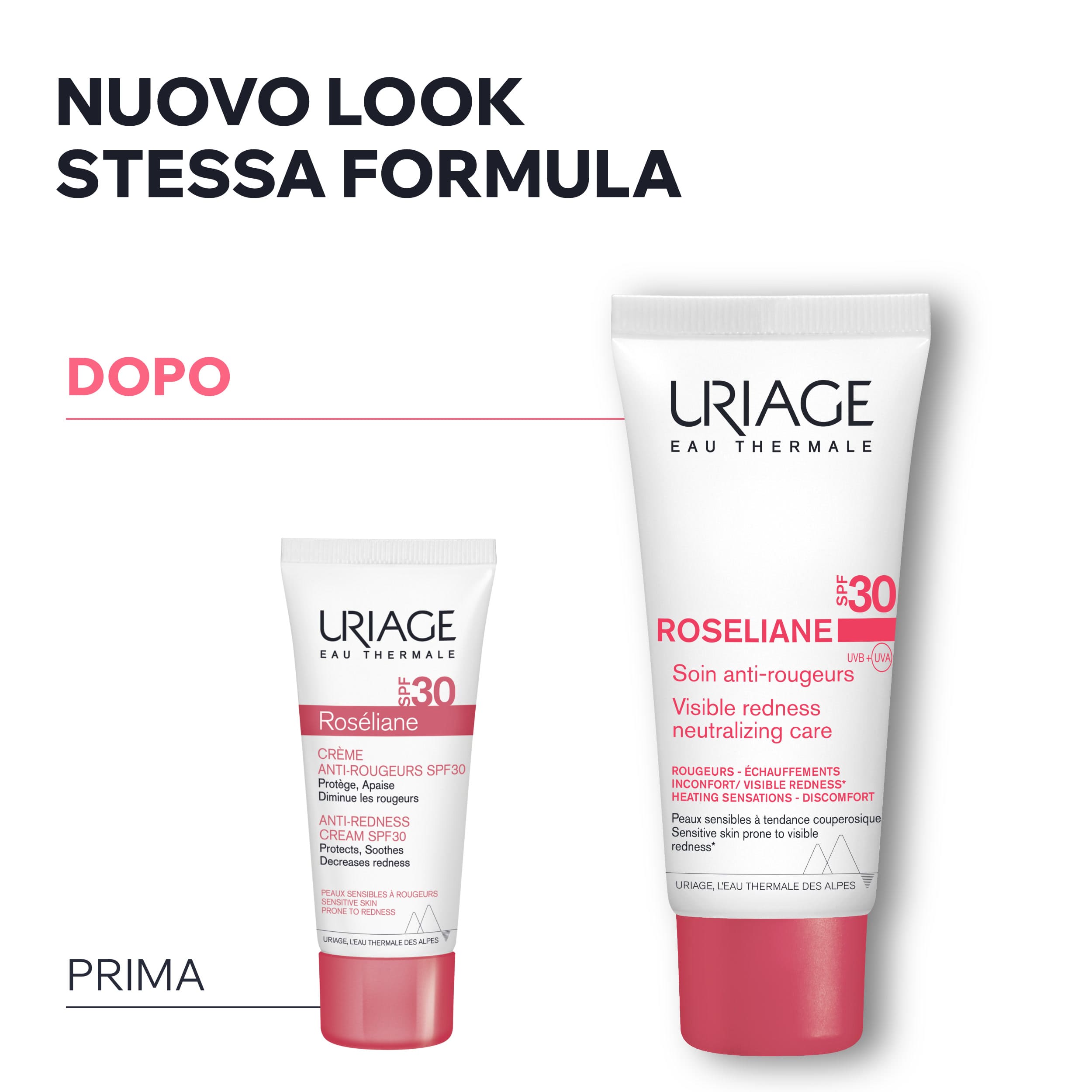 Uriage - Roseliane - Crema Anti-Rossori SPF30 Viso Lenitiva 40 ml