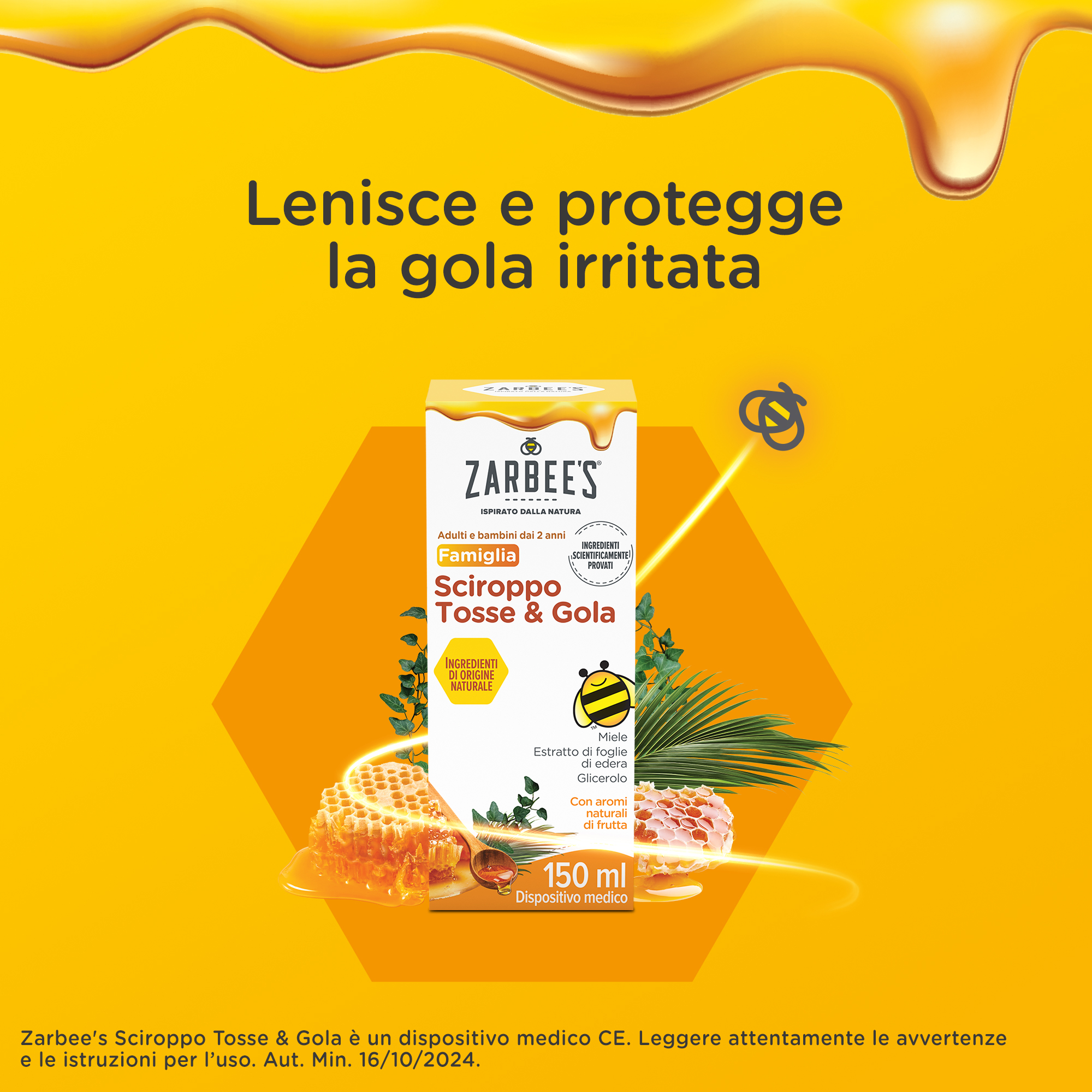 Zarbee's Sciroppo Tosse & Gola 150 ml, Sciroppo tosse adulti e bambini a partire dai 2 anni Zarbee's Sciroppo Tosse & Gola 150 ml, Sciroppo tosse adulti e bambini a partire dai 2 anni