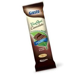 Giusto Senza Zuccheri VivaStevì Cremino al Latte Barretta Con Stevia 35 g