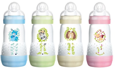Mam First Bottle Biberon Tettarella 260 ml 2 Pezzi