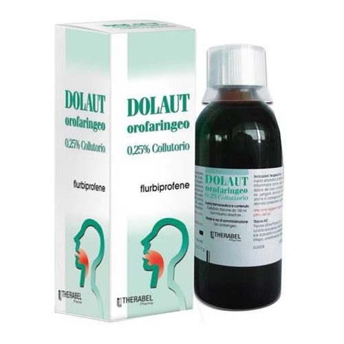Dolaut Orofaringeo 0,25% Flurbiprofene Collutorio 150 ml Dolaut Orofaringeo 0,25% Flurbiprofene Collutorio 150 ml