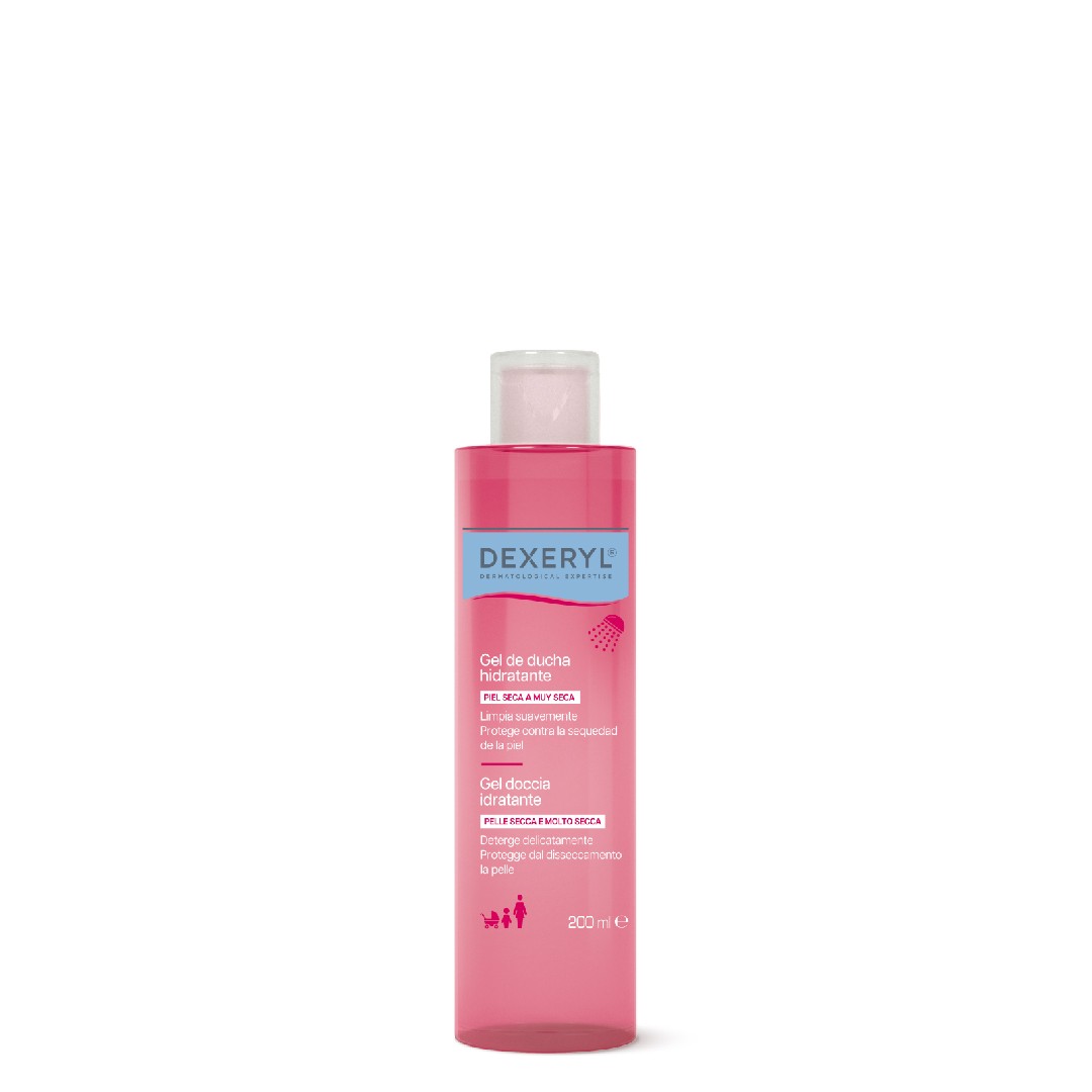 Dexeryl - Gel Doccia Idratante Viso E Corpo Per Pelle Secca E Molto Secca 200 ml