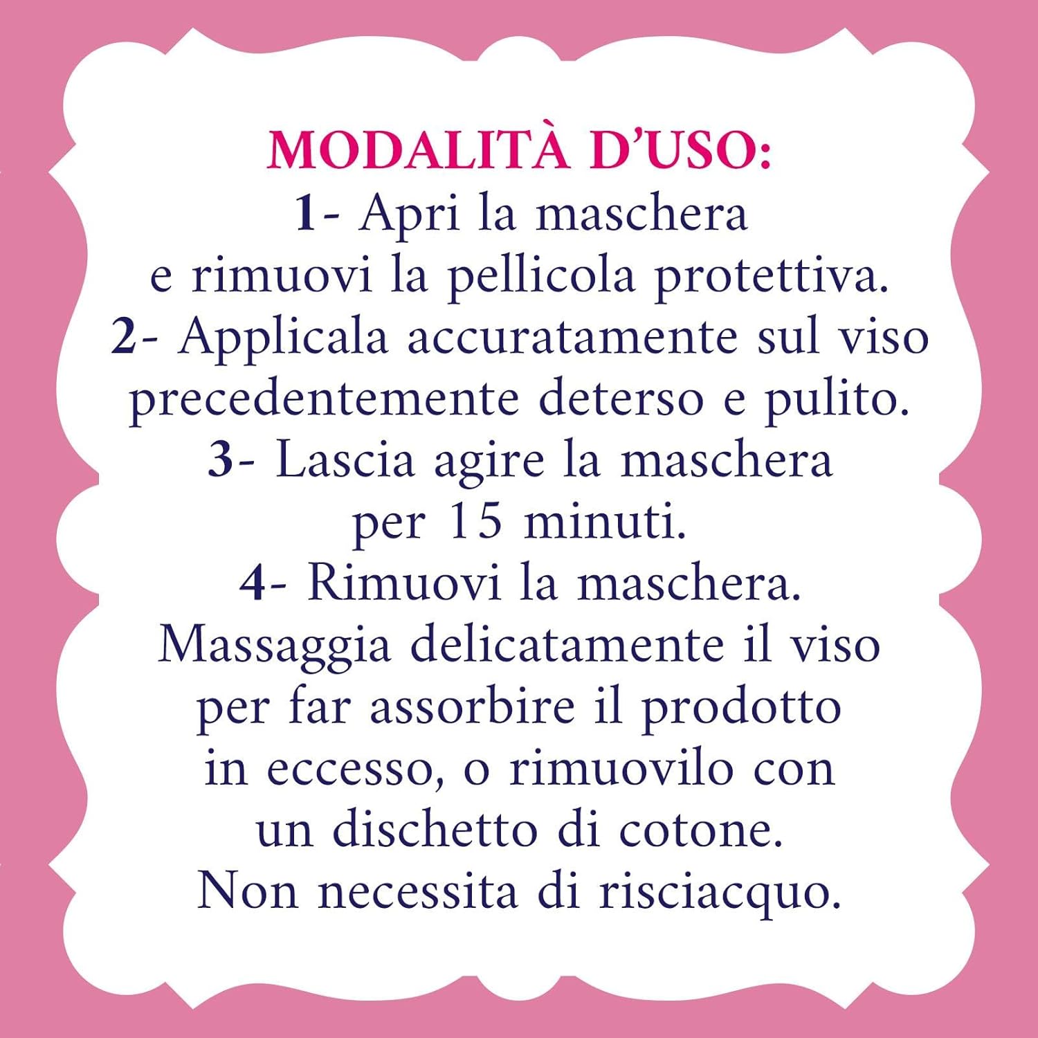 Acqua Alle Rose - 1 Maschera In Tessuto Lenitiva Viso
