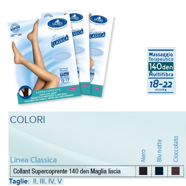SAUBER 140 Collant Supercoprente M/R Blu 2