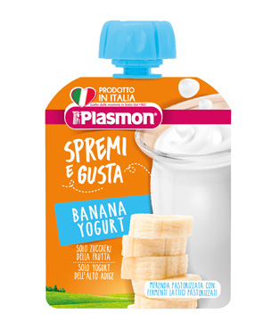 Plasmon Spremi E Gusta Yogurt alla Banana 85 ml Plasmon Spremi E Gusta Yogurt alla Banana 85 ml