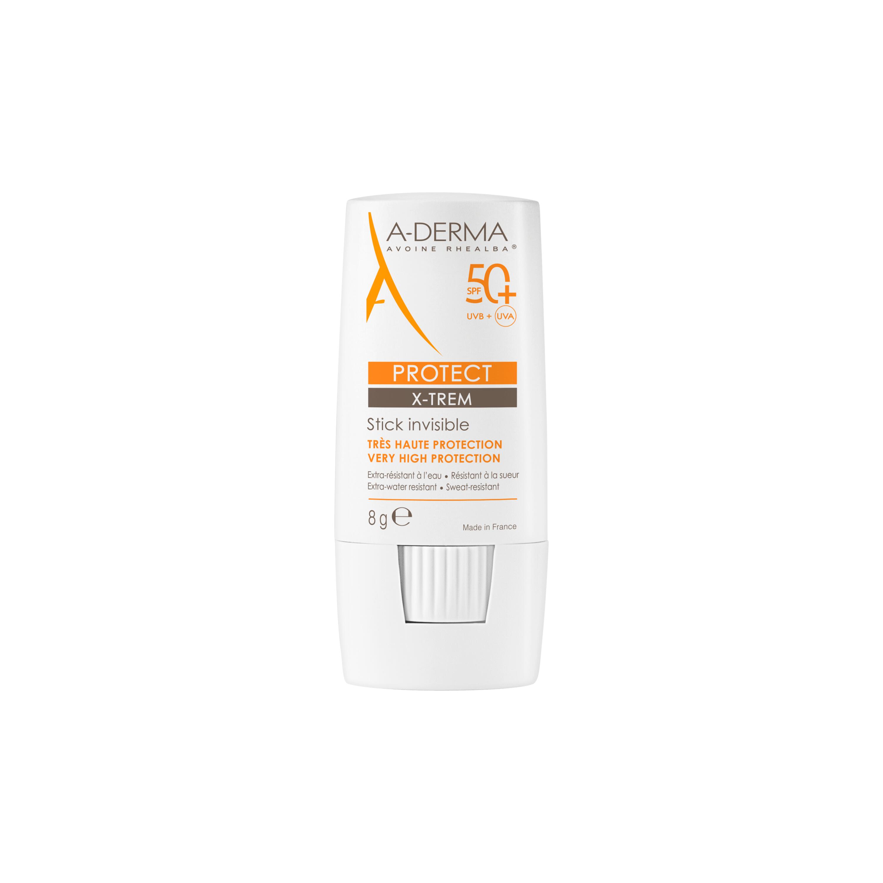 A-Derma X-Trem - Stick Solare Invisibile SPF50+ Viso 8 g