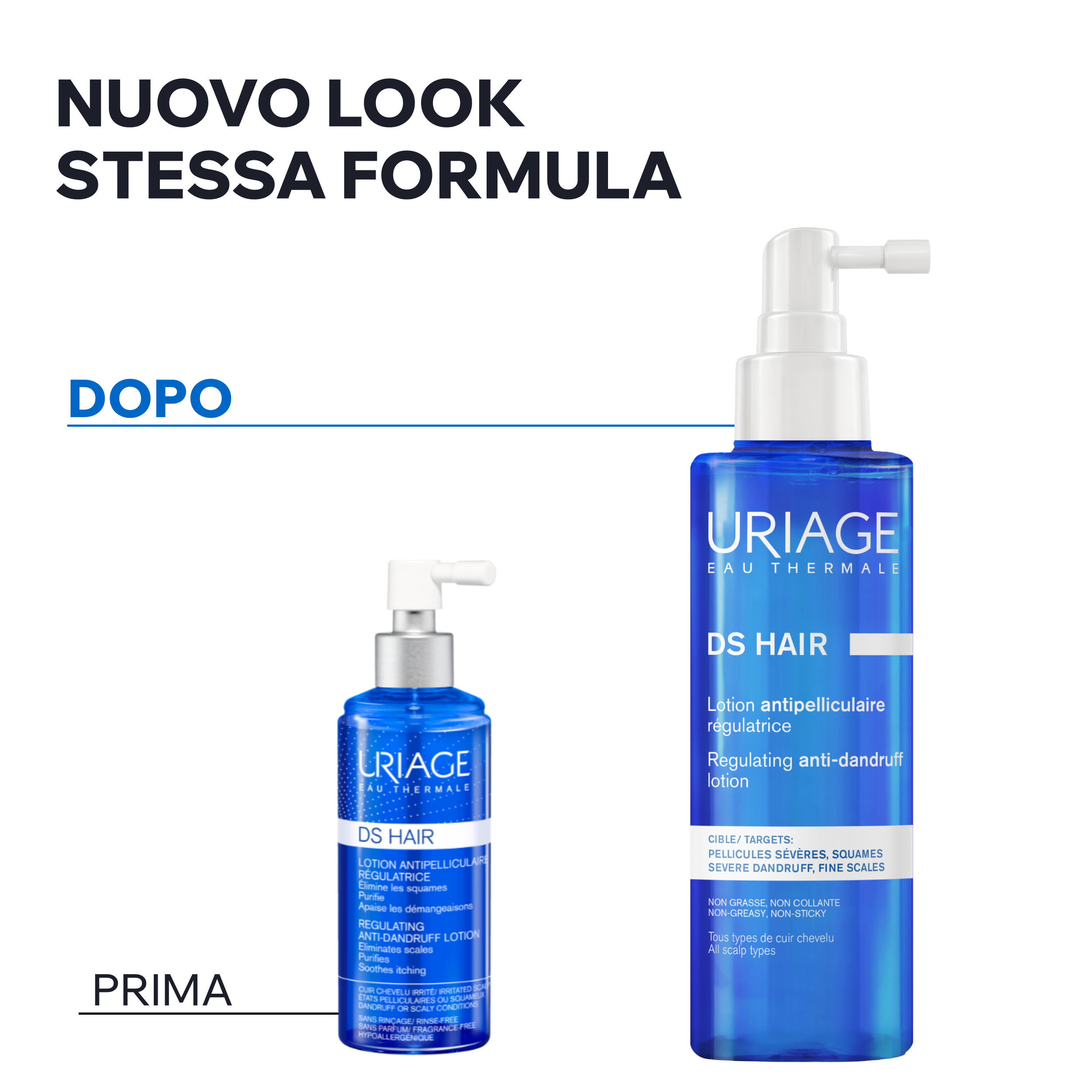 Uriage DS Hair - Lozione Antiforfora Intensiva Per Forfora Grassa O Secca 100 ml