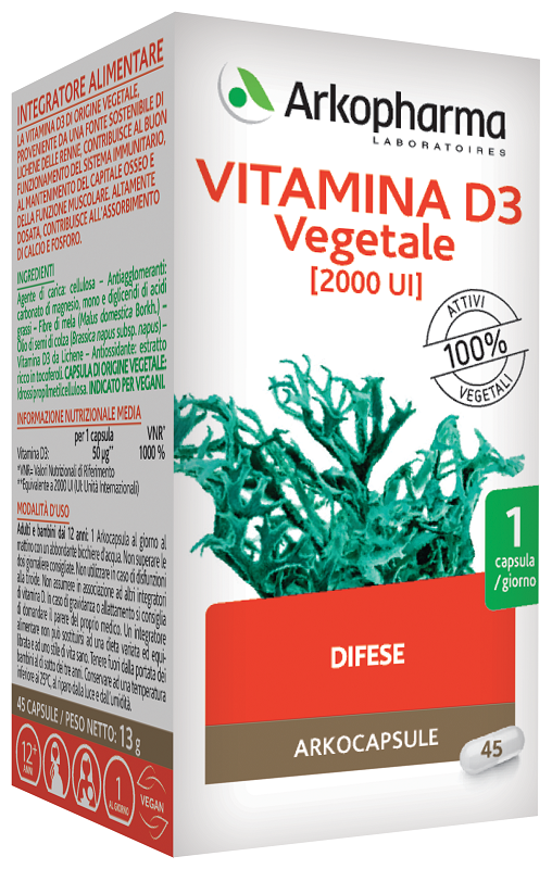 ARKOCAPSULE Vit.D3 VEG.45Cps