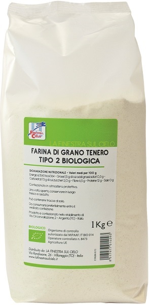 FSC FARINA DI GRANO TENERO TIPO 2 BIO 1 KG