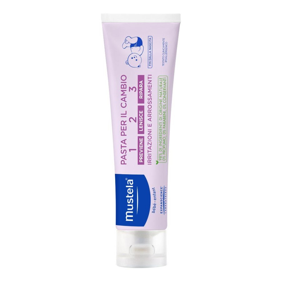 Mustela Pasta per il Cambio 123 Contro Arrossamenti e Irritazioni Da Pannolino 150 ml