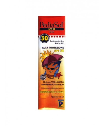 Pediasol Latte Solare SPF 30 Protezione Viso E Corpo 150 ml Pediasol Latte Solare SPF 30 Protezione Viso E Corpo 150 ml