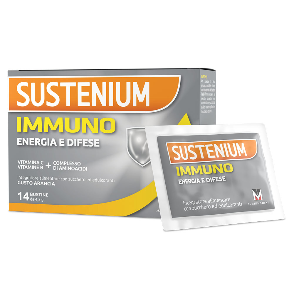 Sustenium Immuno Integratore Sistema Immunitario 14 Bustine