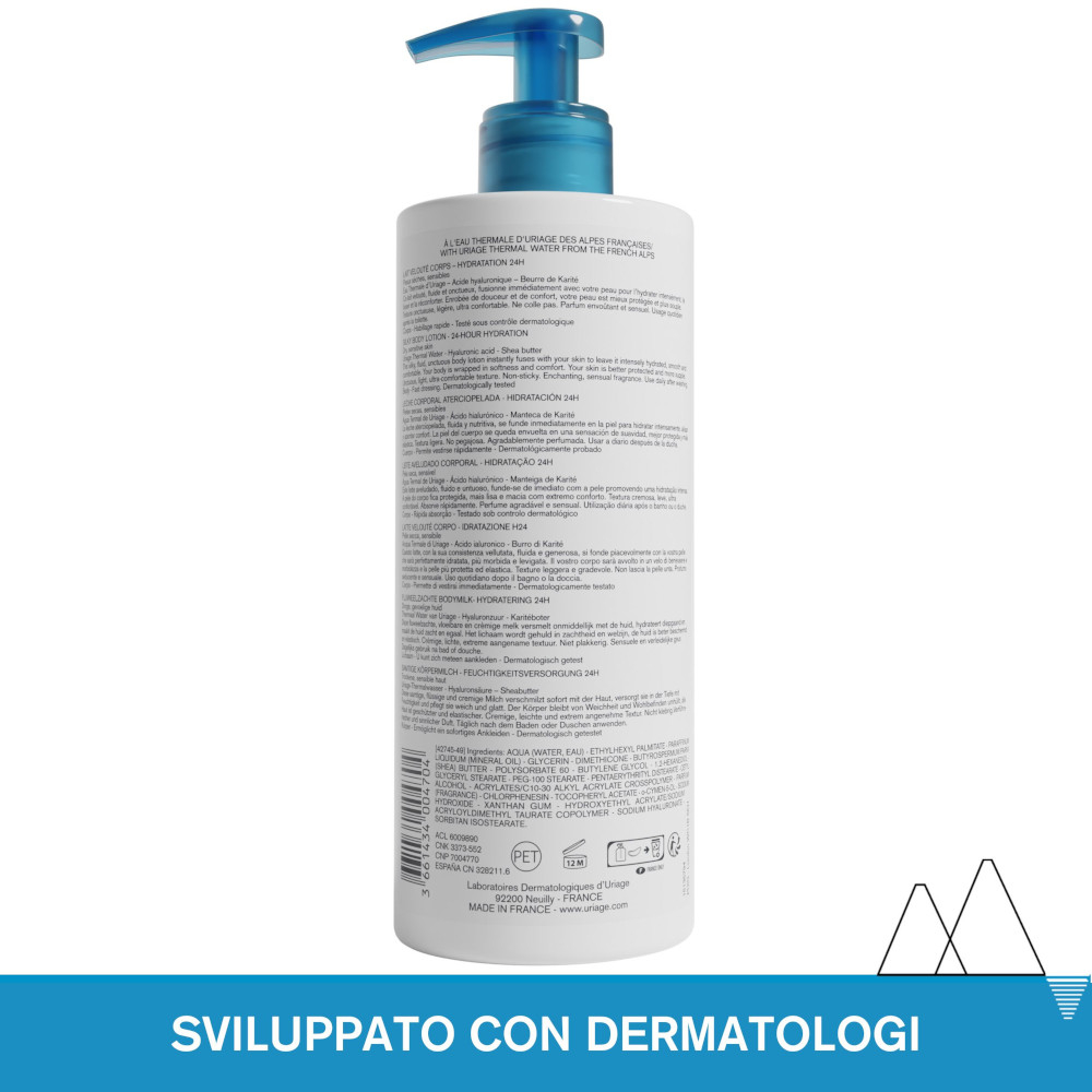 Uriage Eau Thermale Latte vellutato corpo 500ml Uriage Eau Thermale Latte vellutato corpo 500ml