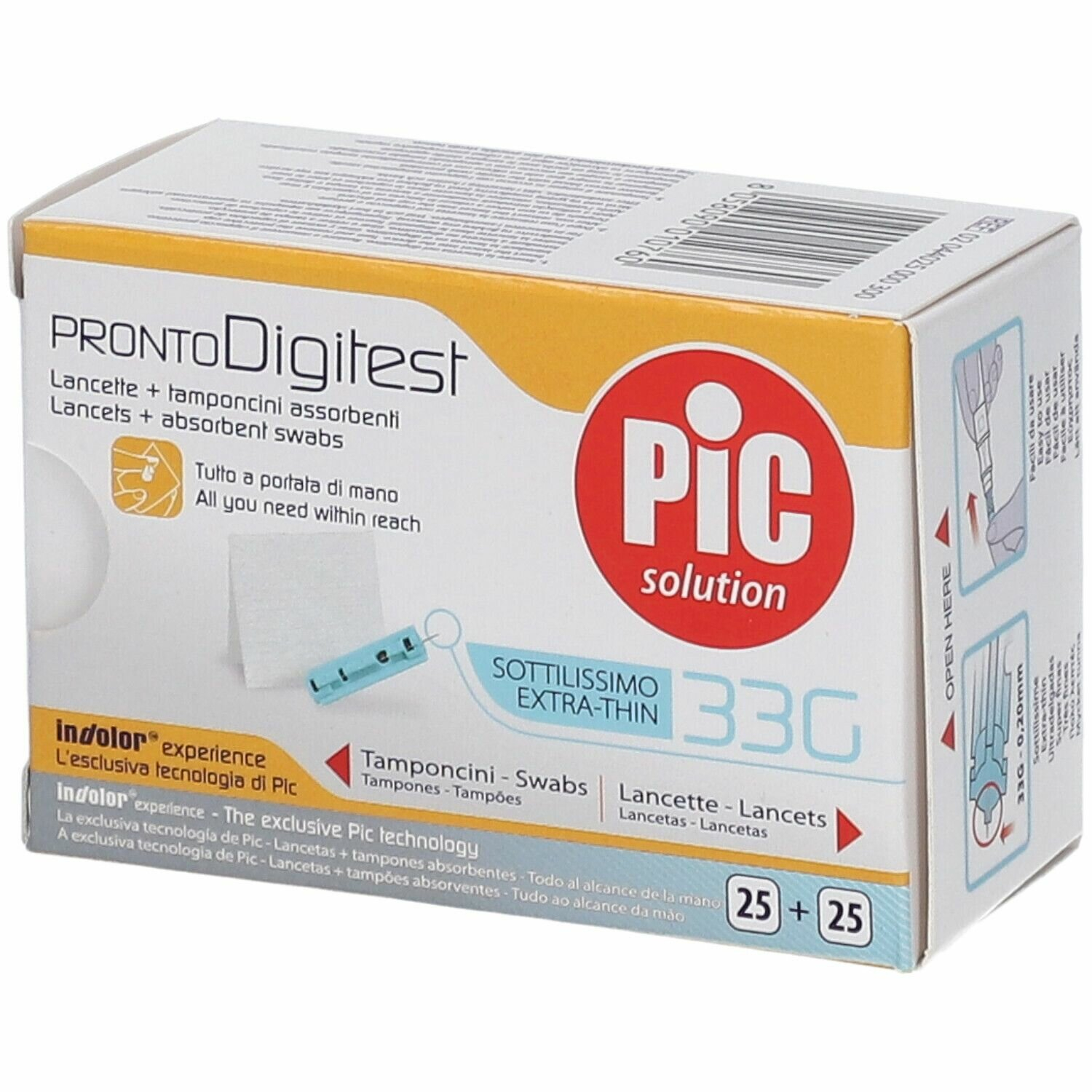 PIC DIGITEST LANCETTE G33 25PZ