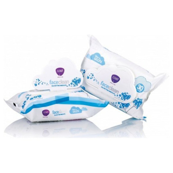 CLENDY SALVIETTE FACE CLEAN30P