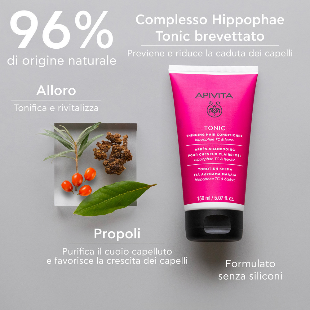 APIVITA Balsamo Tonificante per Capelli Fini - 150ML