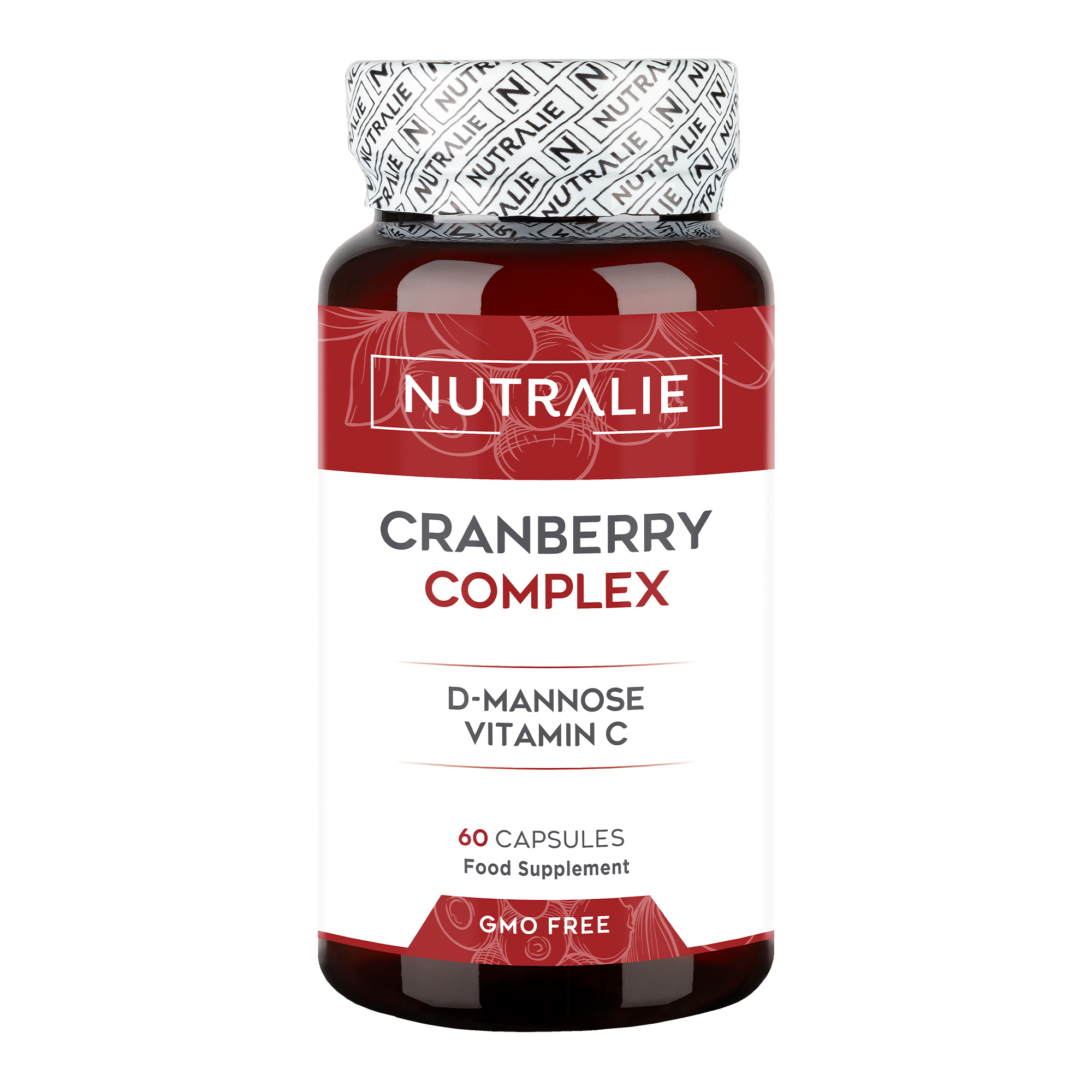 Nutralie Mirtillio Rosso Complex con Vitamina C e D-Mannosio Cistite 60 Capsule Nutralie Mirtillio Rosso Complex con Vitamina C e D-Mannosio Cistite 60 Capsule