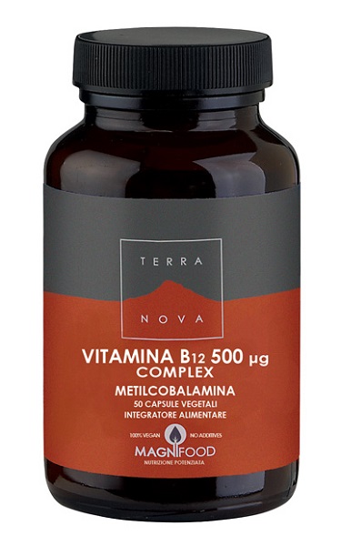 TERRANOVA VITAMINA B12  B COMPLEX Complesso  500 ug 50 caspule