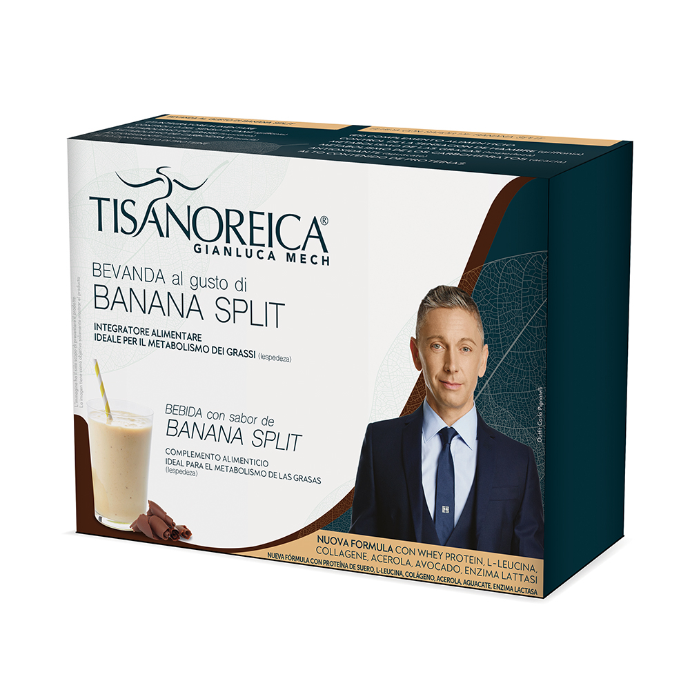 Tisanoreica Bevanda Gusto Banana Split Senza Glutine Tisanoreica Bevanda Gusto Banana Split Senza Glutine