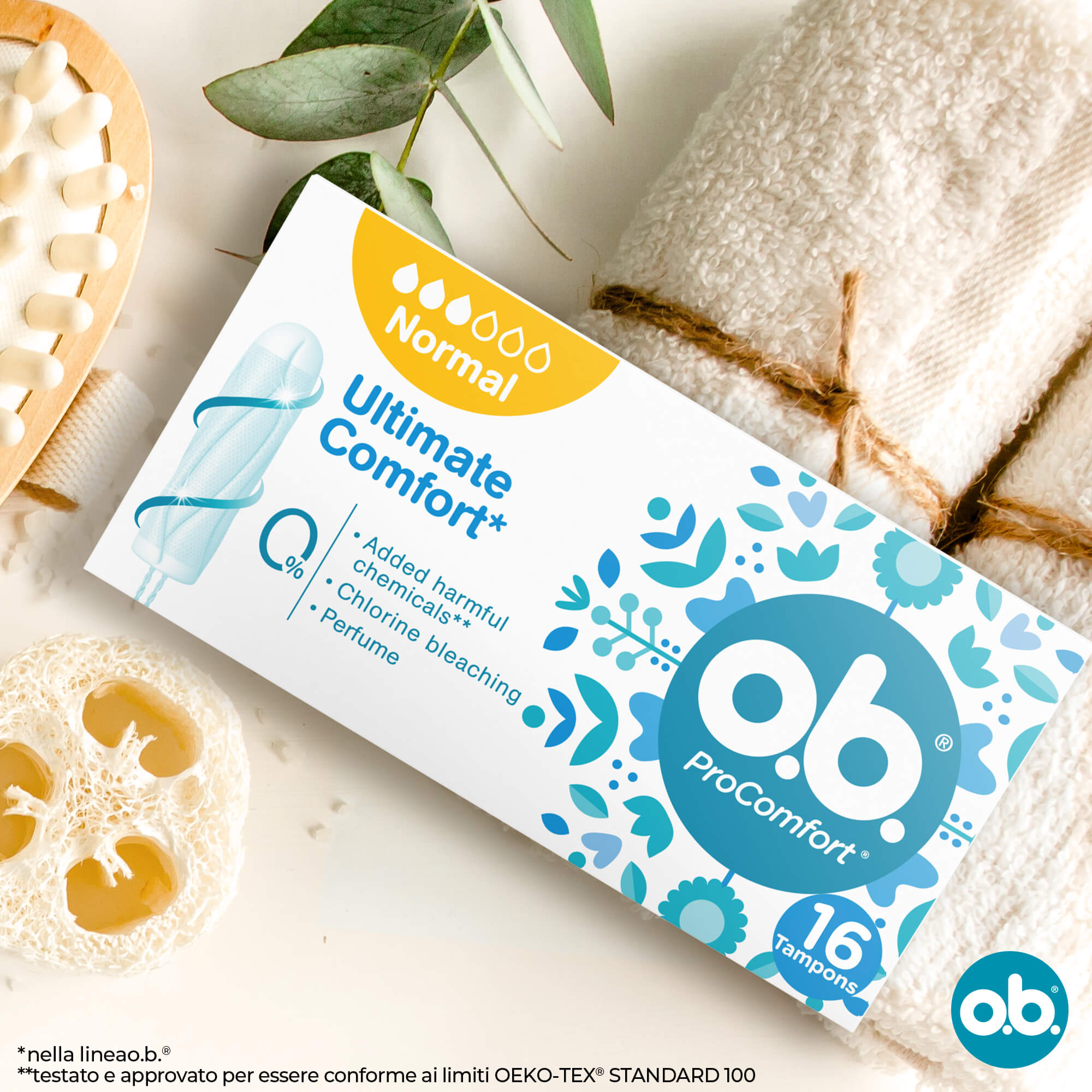 O.B. ProComfort Normal 16 Assorbenti Interni O.B. ProComfort Normal 16 Assorbenti Interni