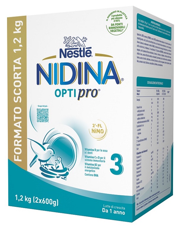 NIDINA OPTIPRO 3 POLV 2PZ 600G