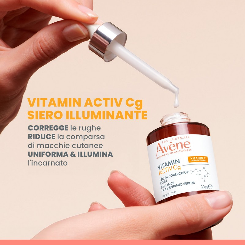 Eau Thermale Avène VITAMIN ACTIV Cg Siero Correttore Luminosità ANTI-ETA 30 ml Eau Thermale Avène VITAMIN ACTIV Cg Siero Correttore Luminosità ANTI-ETA 30 ml