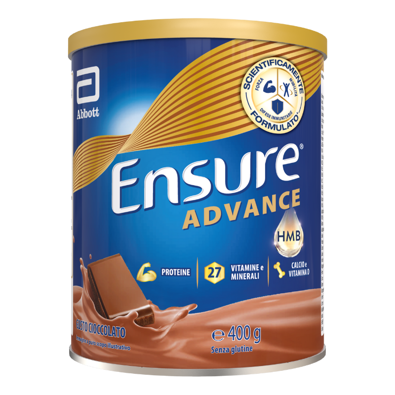 Ensure Advance – Formula Nutrivigor Integratore Alimentare Proteico Cioccolato 400g