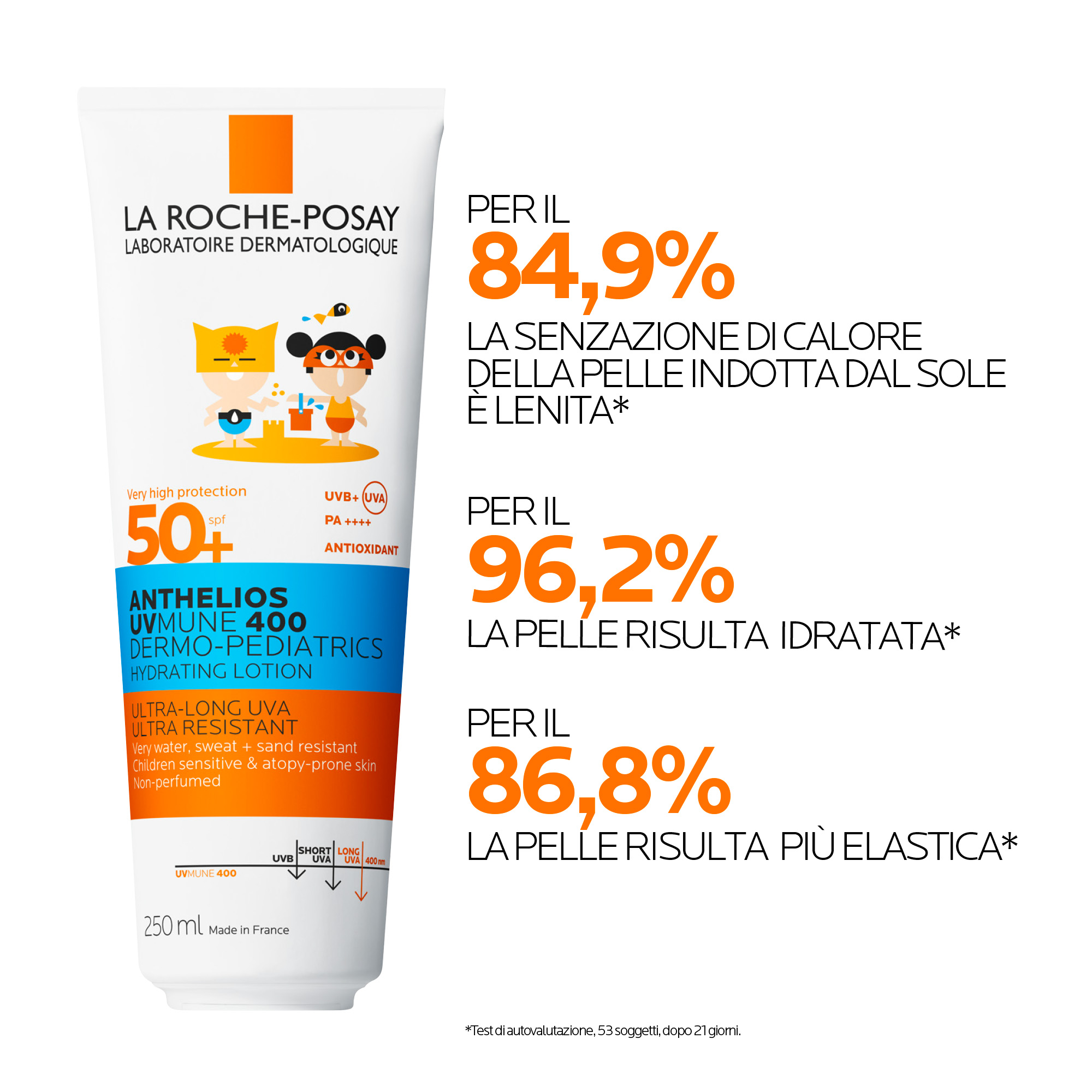 La Roche-Posay - Anthelios Uvmune 400 Dermo-Pediatrics Latte Idratante SPF50+ Bambini 250 ml