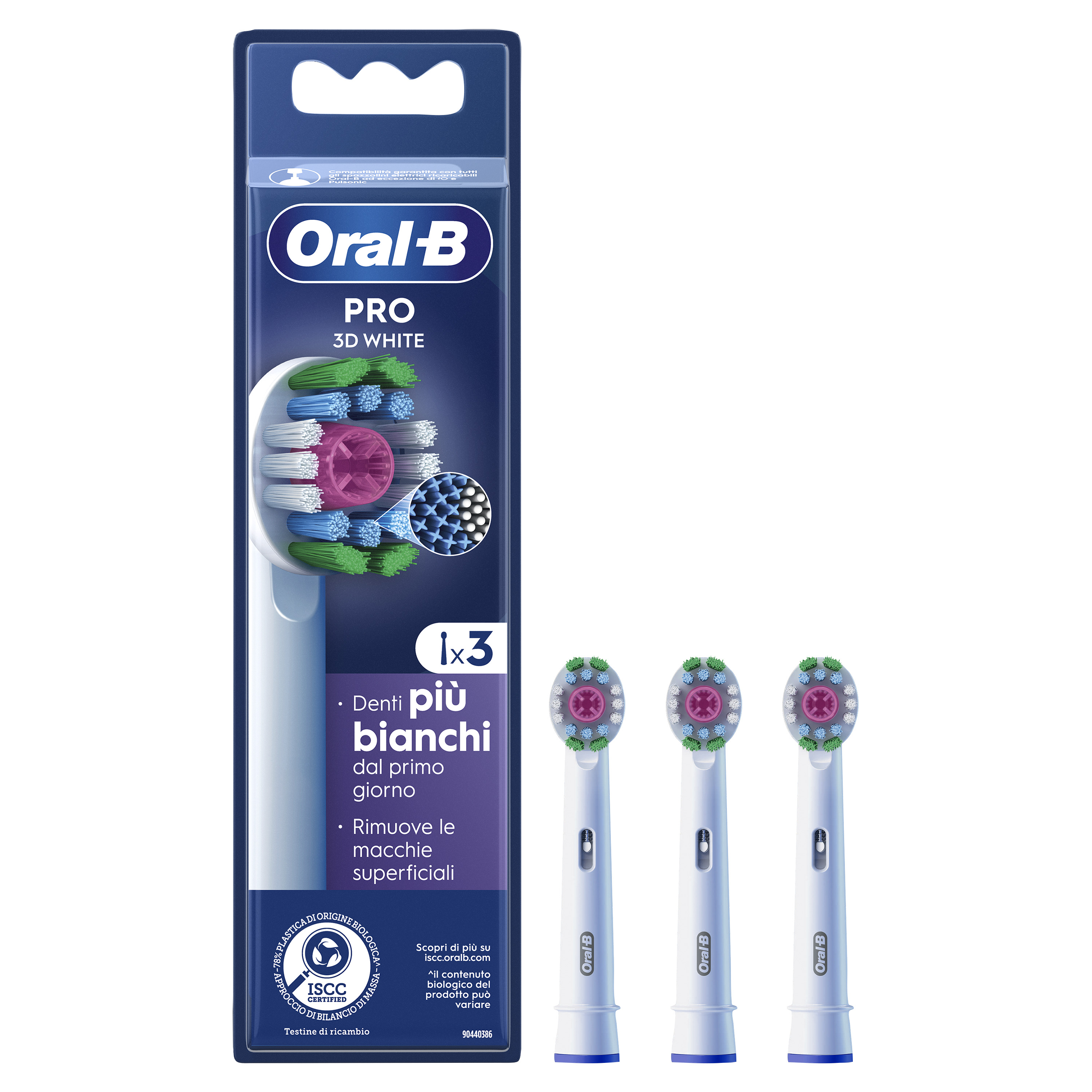 ORALB PW REFILL 3D WHITE 3PZ ORALB PW REFILL 3D WHITE 3PZ