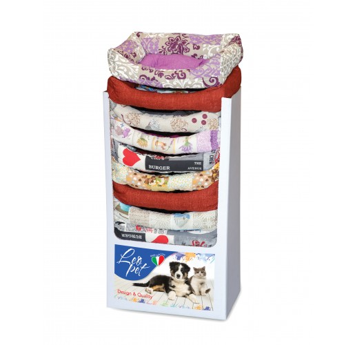 LEOPET CUCCIA RODI FALSO LISO FANTASIE ASSORTITE 60x70CM