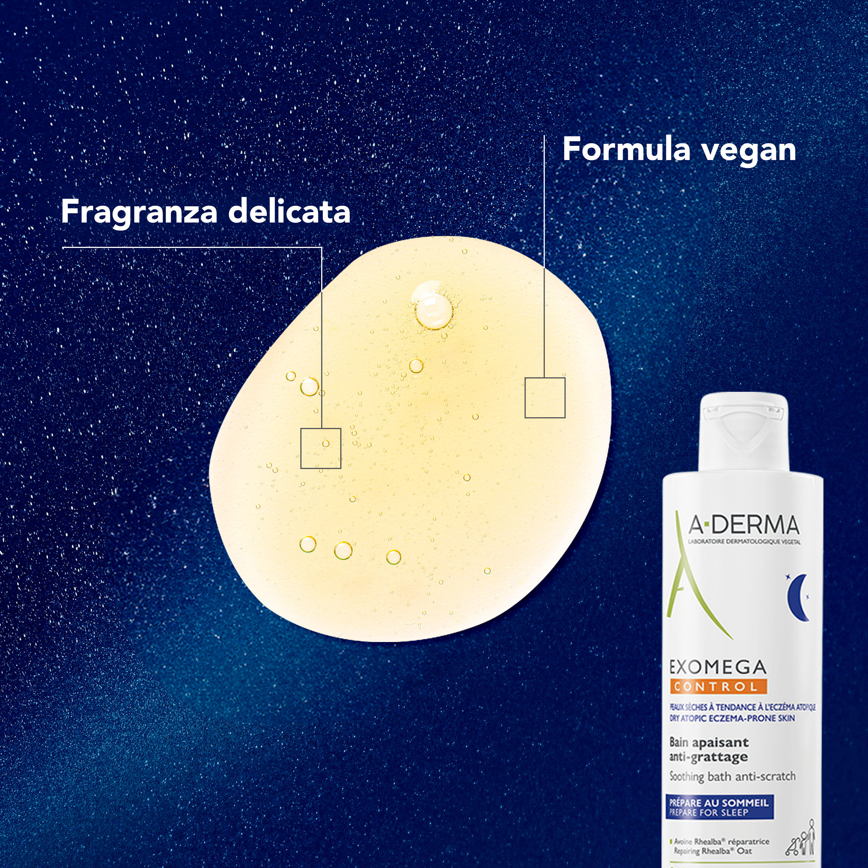 A-Derma Exomega Control - Bagno Lenitivo Anti-Grattage Per Pelle A Tendenza Atopica 200 ml