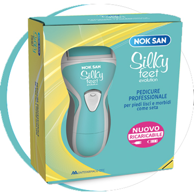 Nok San Silky Feet Evolution Rullo Pedicure Ricaricabile