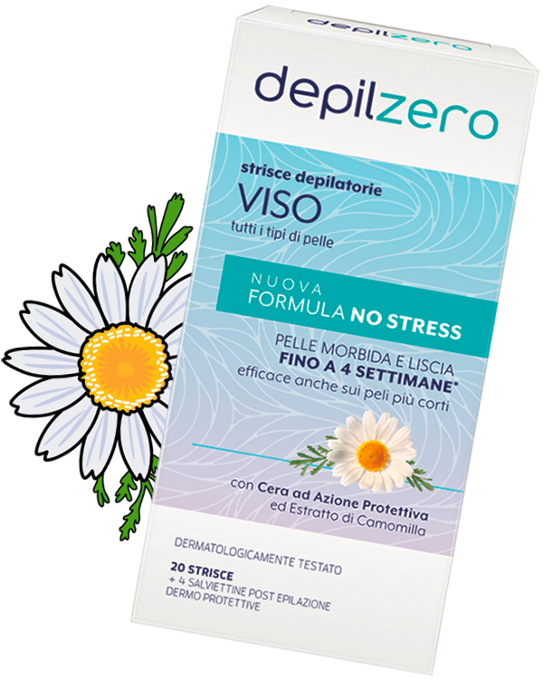 Depilzero Strisce Depilatorie Viso e Bikini 24 Pezzi Depilzero Strisce Depilatorie Viso e Bikini 24 Pezzi