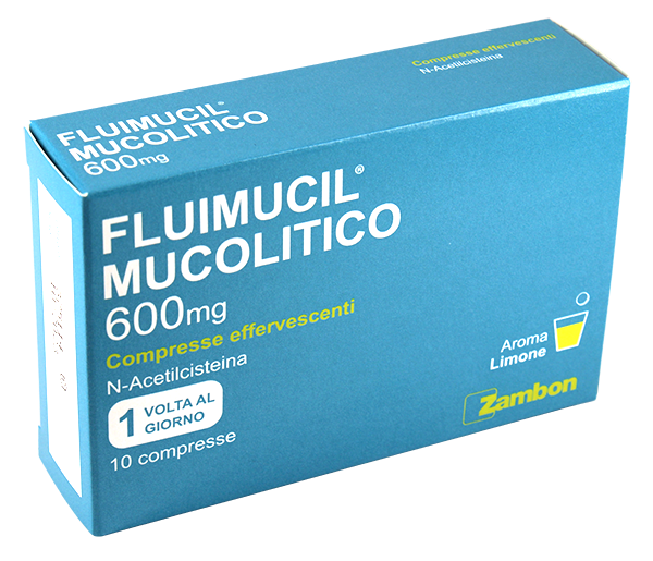 FLUIMUCIL MUCOL*10CPR EFF600MG