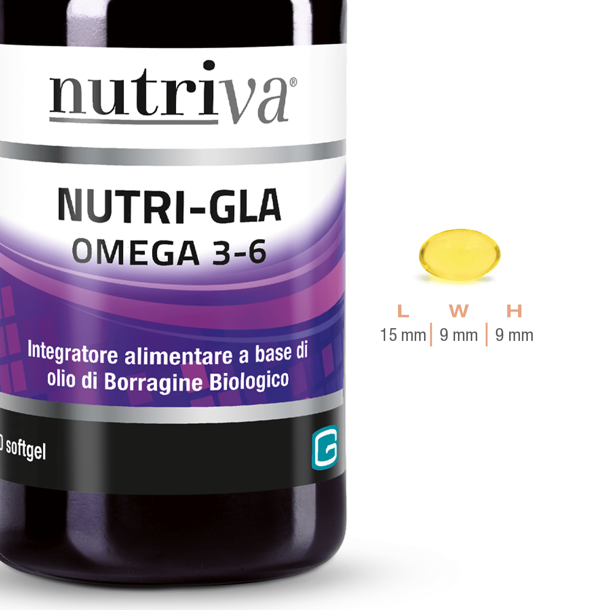 Nutriva Nutri-gla Integratore Omega 3-6 60 Capsule Nutriva Nutri-gla Integratore Omega 3-6 60 Capsule