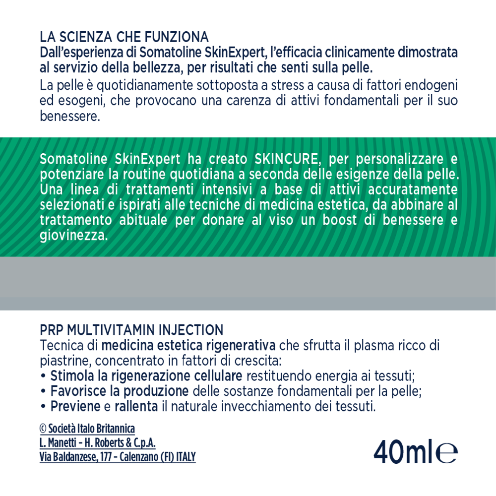 Somatoline SkinExpert, Skincure Vitamin Shock SOS, Crema Viso Illuminante, Vitamina C 40ml Somatoline SkinExpert, Skincure Vitamin Shock SOS, Crema Viso Illuminante, Vitamina C 40ml