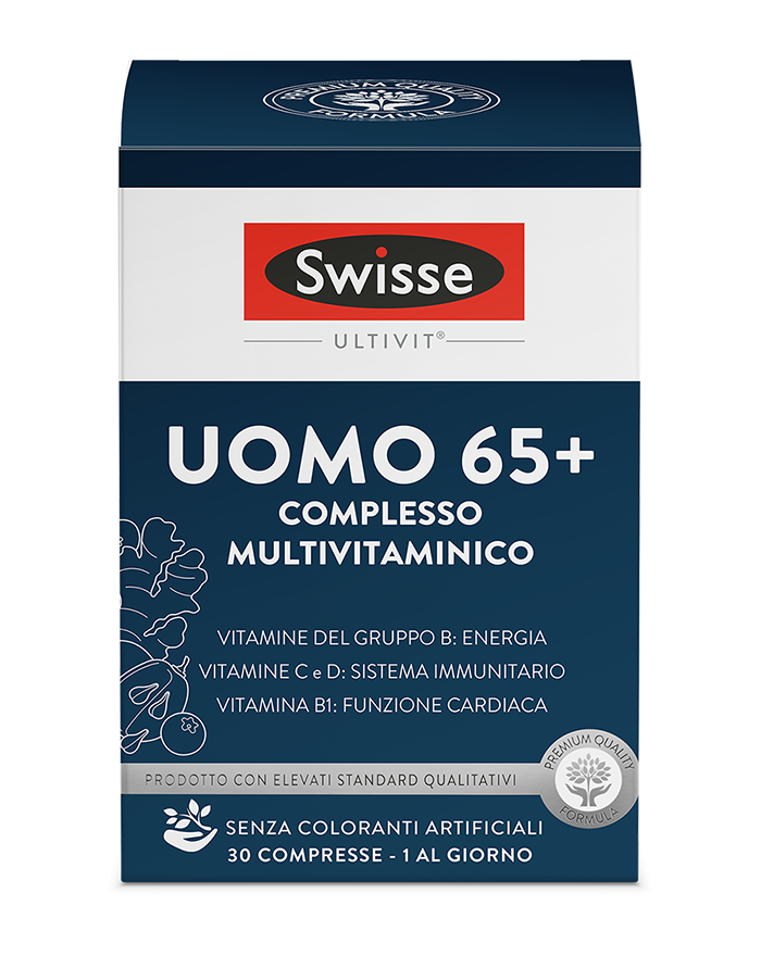 SWISSE UOMO 65+ MULTIVITAMINICO 30CPR