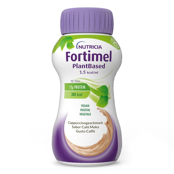 Nutricia Fortimel  Plant Based, Caffè, Ipercalorico, 4x200ml