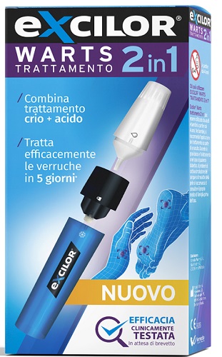 Excilor Warts - Trattamento 2 in 1 contro le verruche di mani e piedi Excilor Warts - Trattamento 2 in 1 contro le verruche di mani e piedi