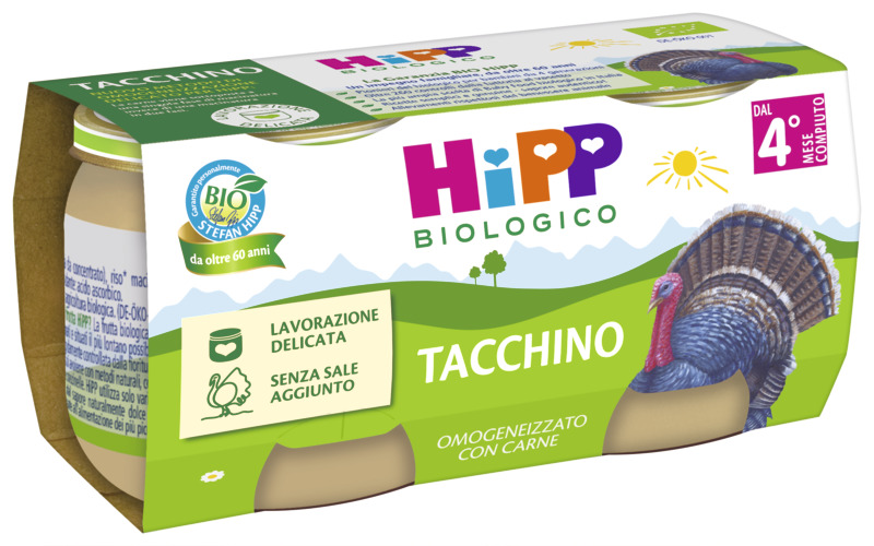 OMO HIPP Bio Tacchino*2x80g