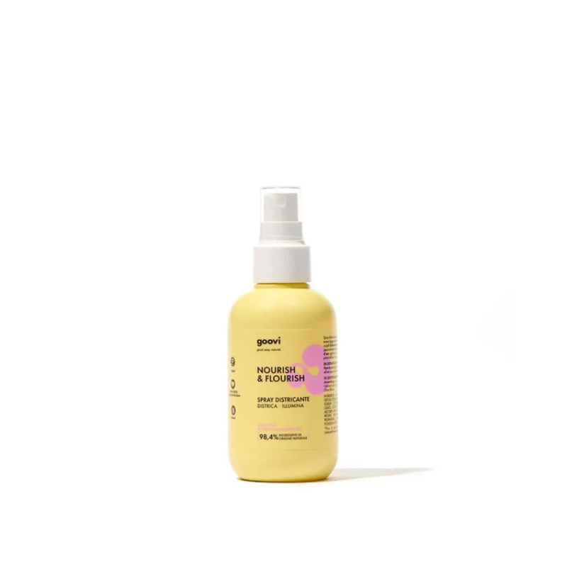 Goovi Nourish & Flourish - Spray Districante Illuminante Per Capelli 150 ml