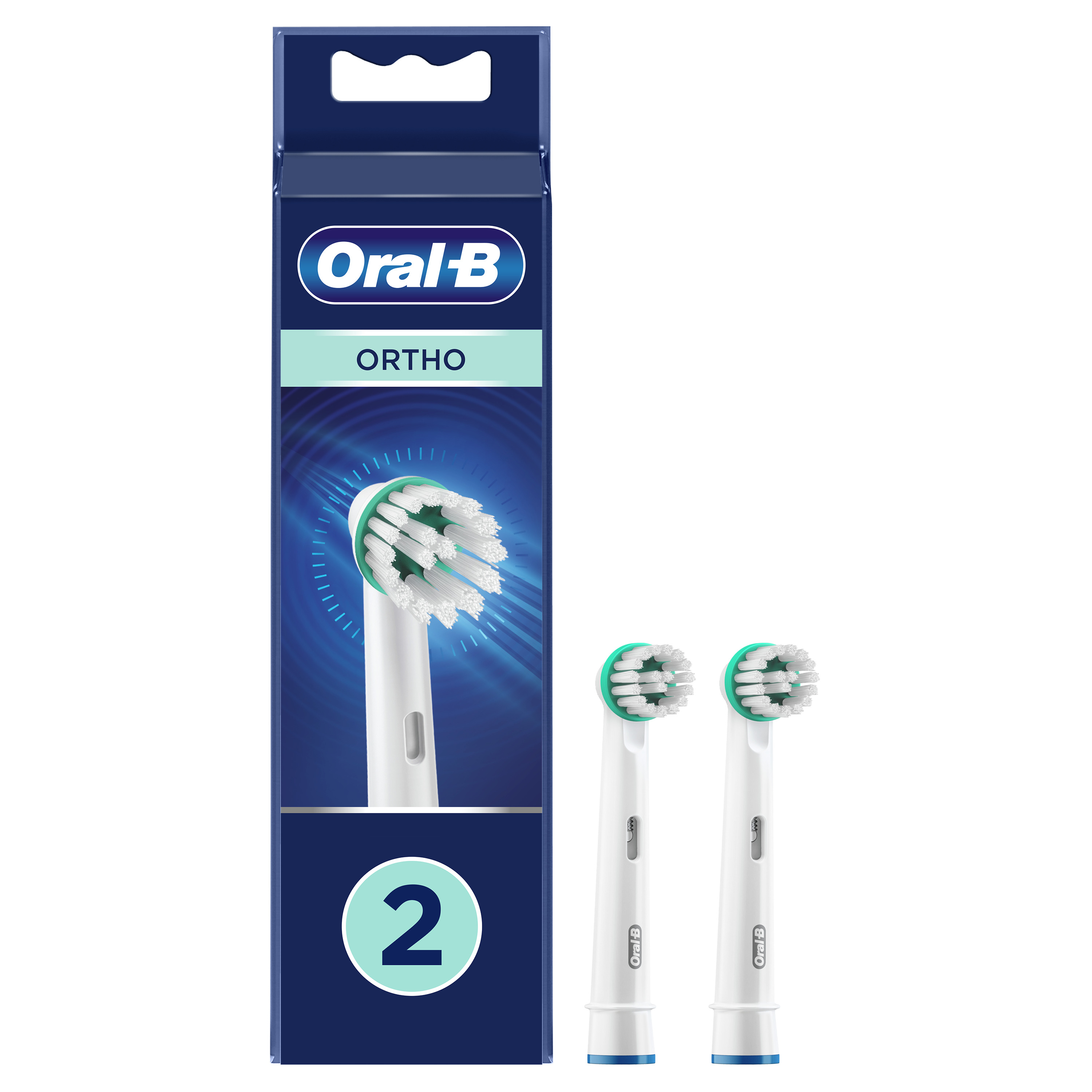 Oral-B Testina Di Ricambio Spazzolino Ortho. Confezione da 2 Oral-B Testina Di Ricambio Spazzolino Ortho. Confezione da 2